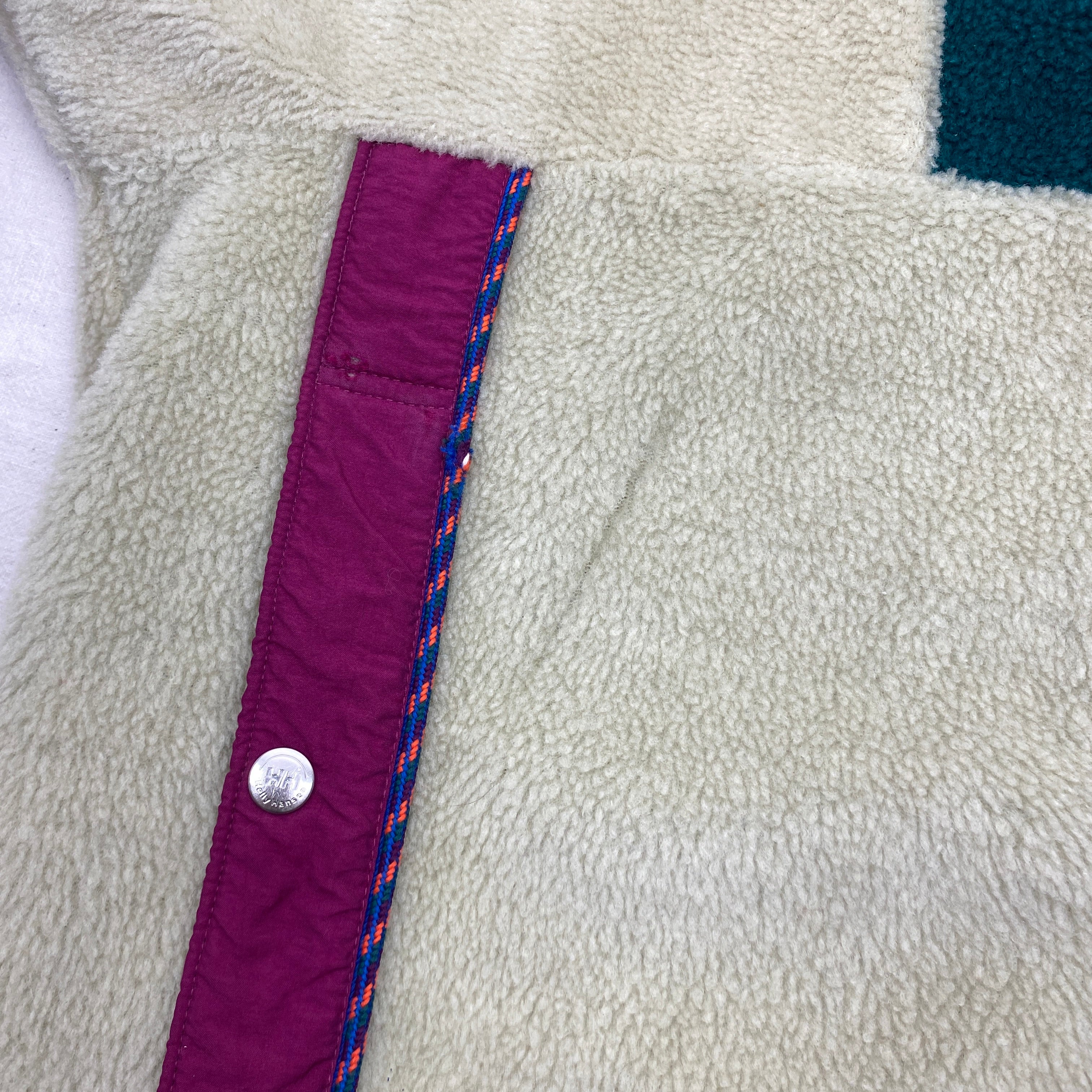 Helly Hansen Vintage Fleece Jacket, Size M, Polar Fleece, 90’s