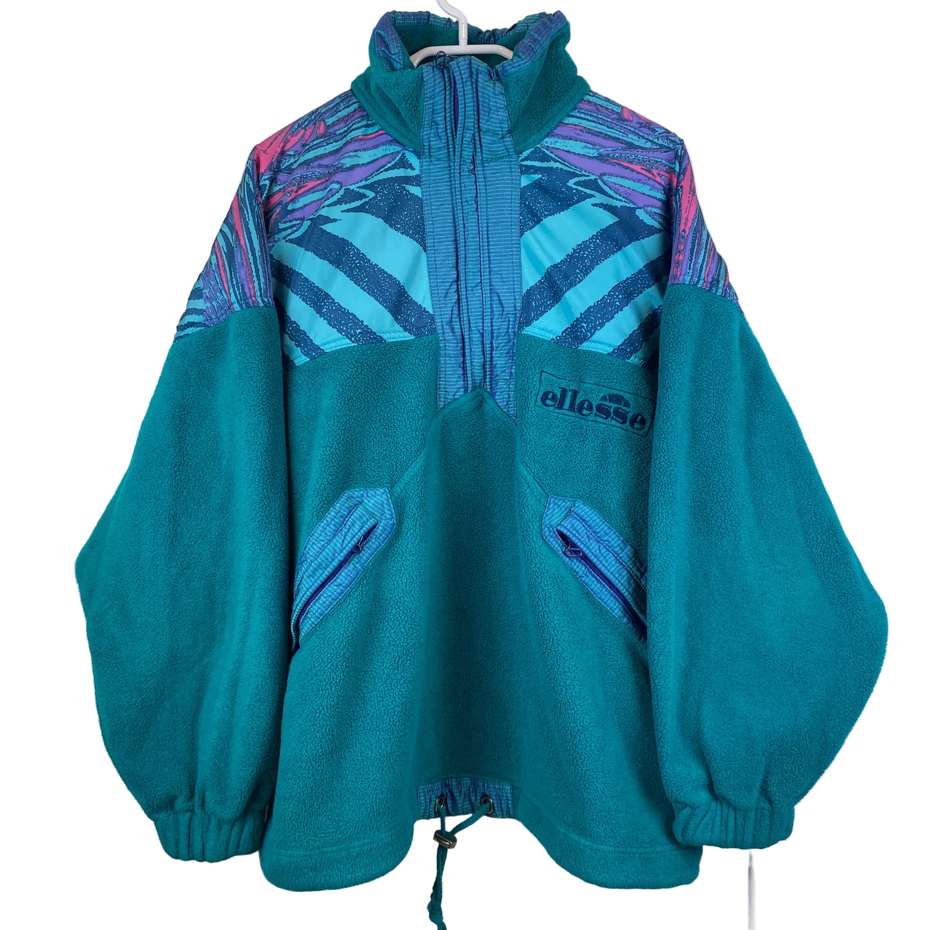 Ellesse Vintage Fleece Jacket, Size M, 90’s