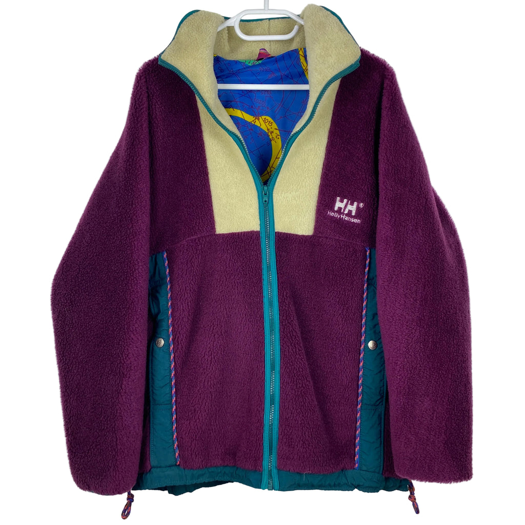 Helly Hansen Vintage Fleece Jacket, Size S/M, Polar Fleece, 90’s