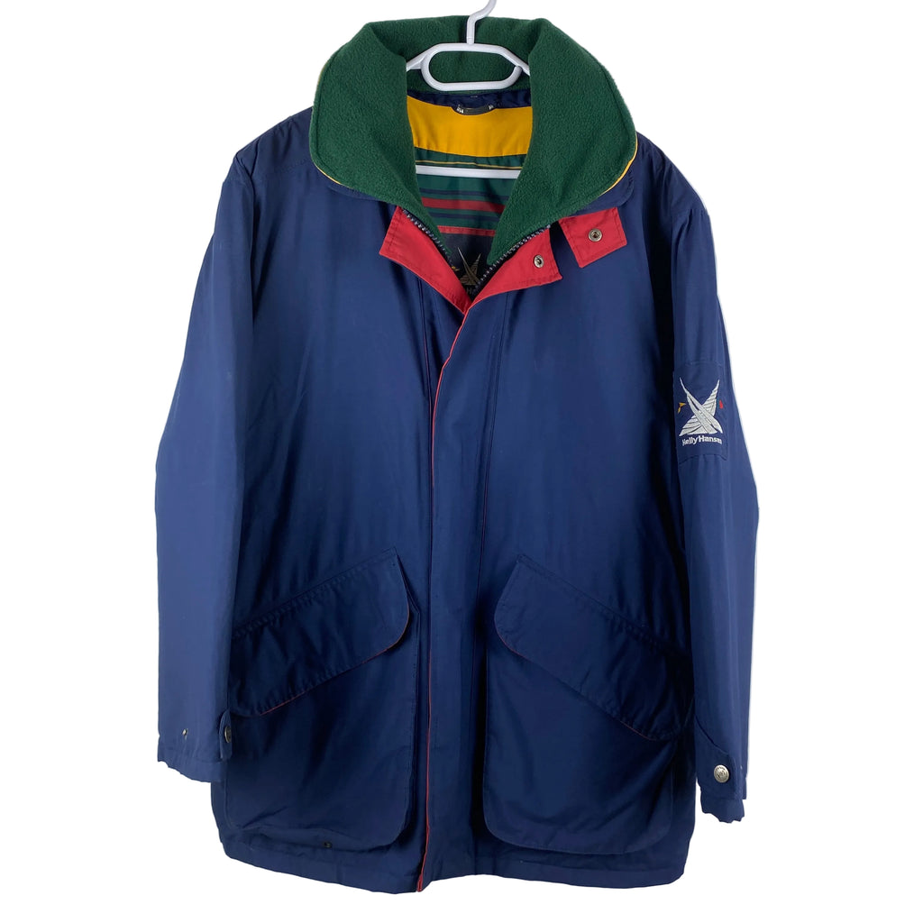 Helly Hansen Jacket, Size M, Vintage 90's Retro Jacket, Fleece Collar