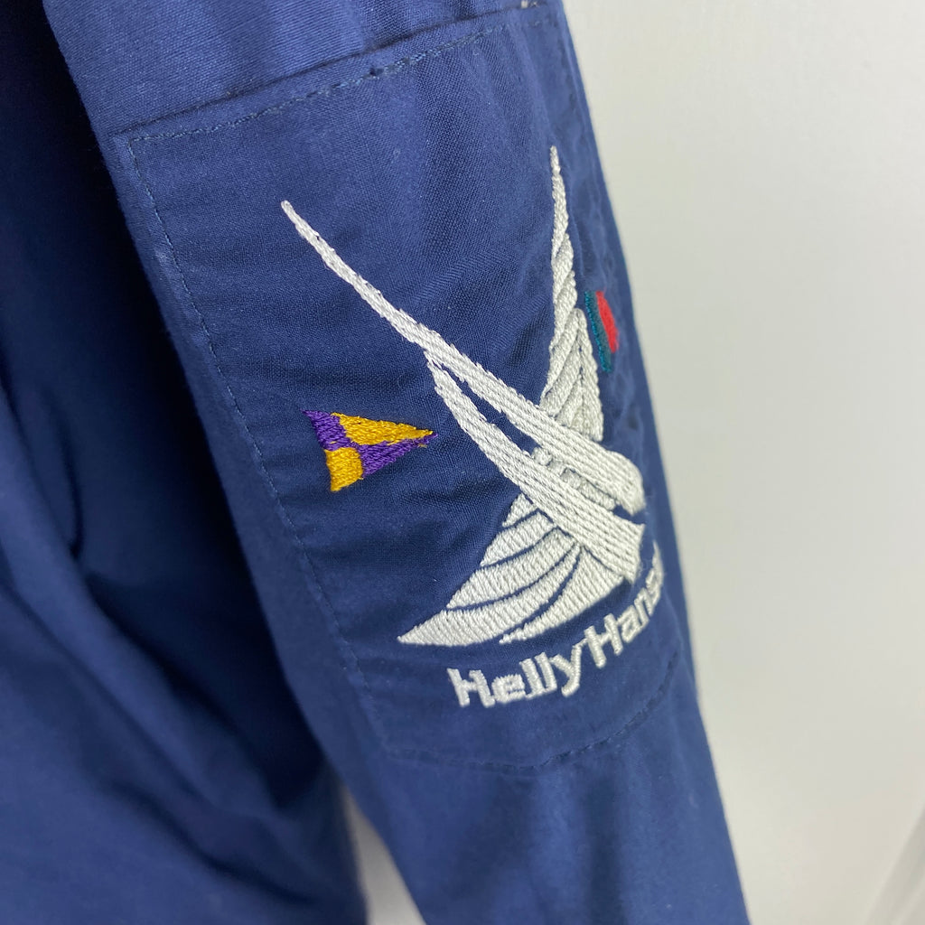 Helly Hansen Jacket, Size M, Vintage 90's Retro Jacket, Fleece Collar