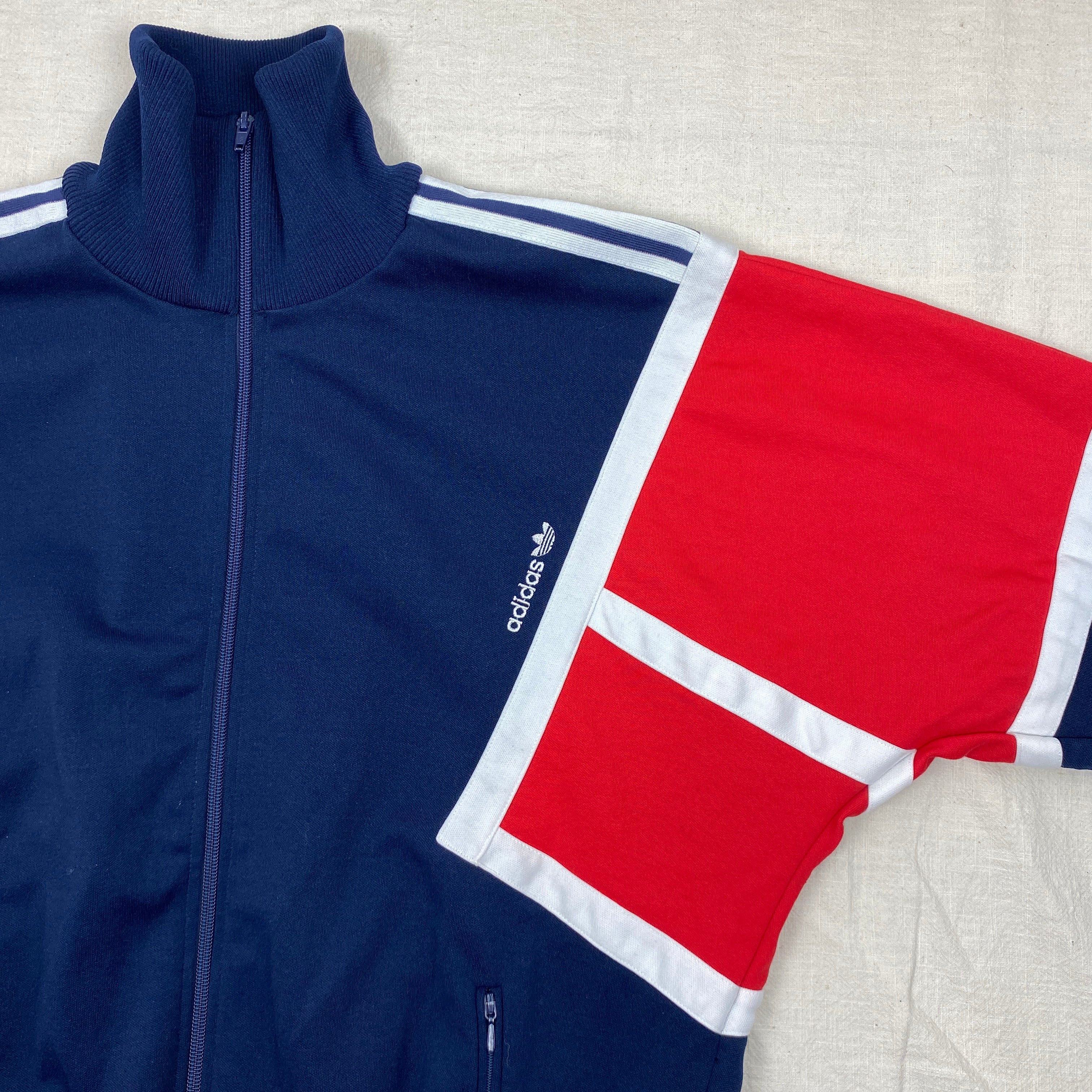 Adidas Vintage Track Jacket, Size M, Made in Hungary, 70’s/80’s