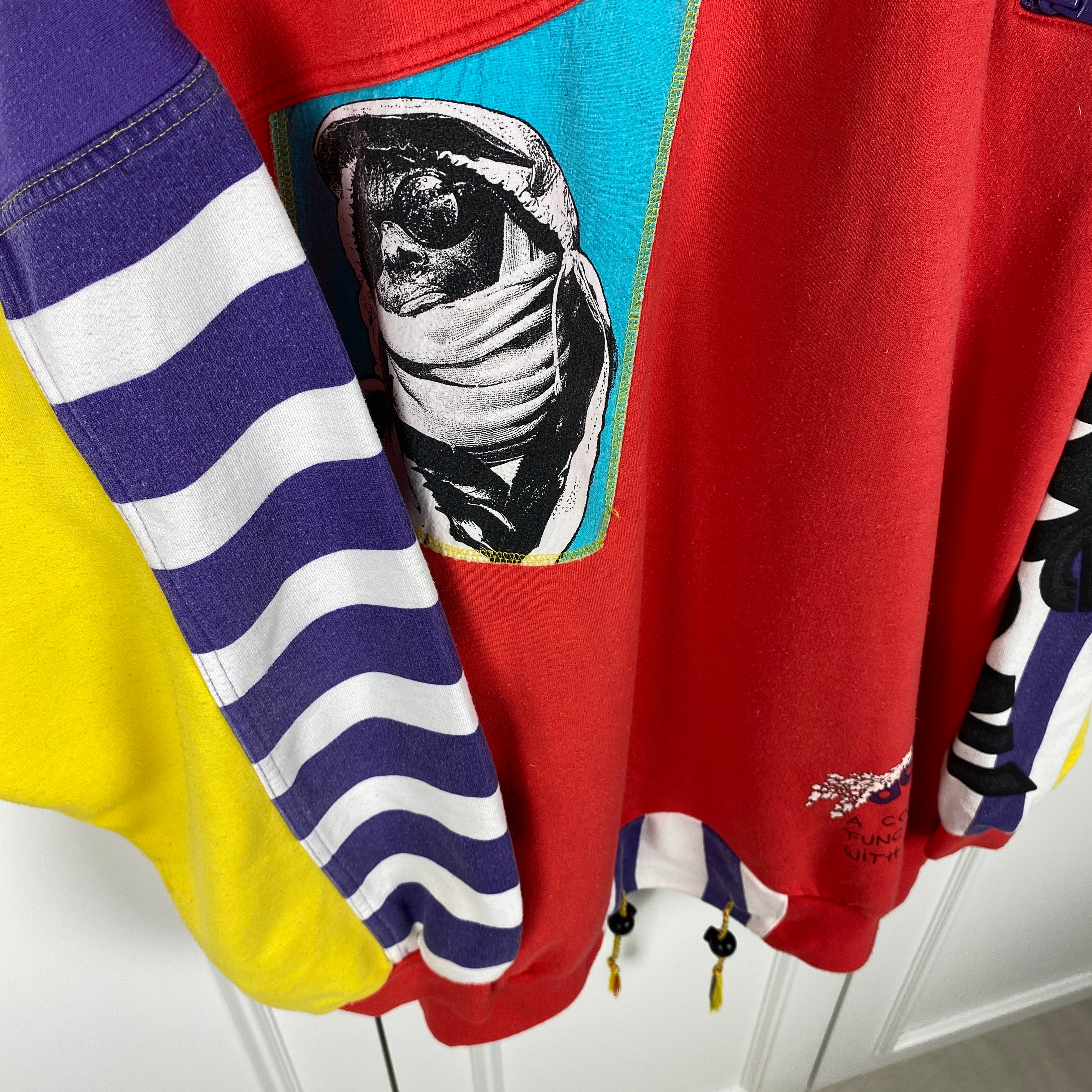 Adidas Vintage Sweatshirt, Size L, Snow Action, Come On, Rare, 90’s