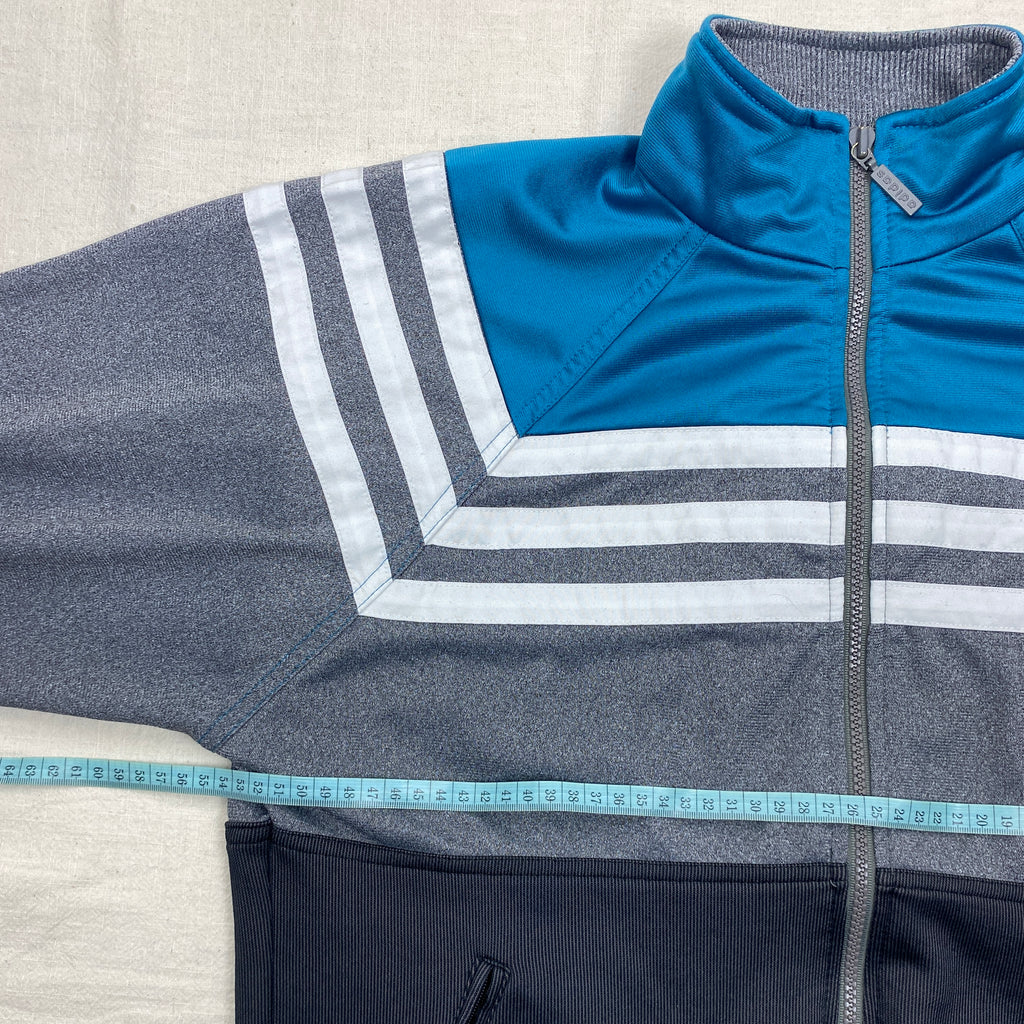 Adidas Vintage Track Jacket, Size M, Big Embroidered Logo, 90’s